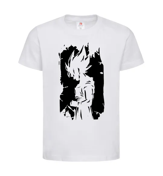 Дитяча футболка Goku art Білий фото
