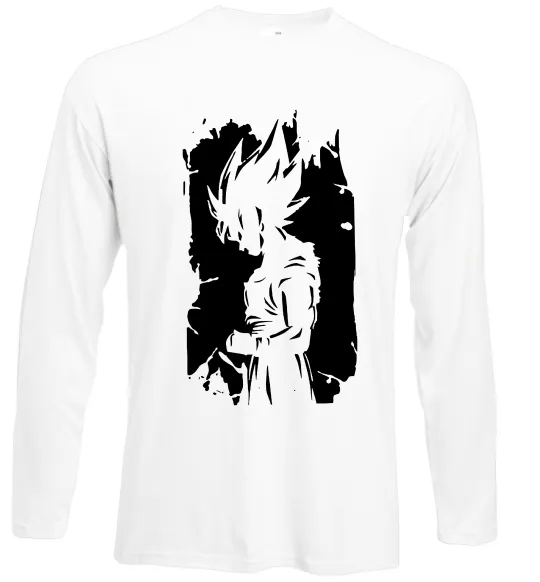 Лонгслів Goku art Білий фото