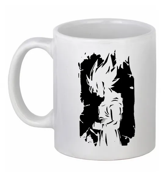 Чашка керамічна Goku art Білий фото