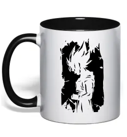 Чашка з кольоровою ручкою