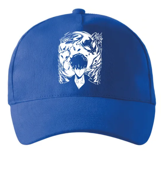 Кепка Solo leveling art Яскраво-синій фото