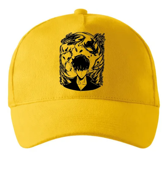 Кепка Solo leveling art Сонячно жовтий фото