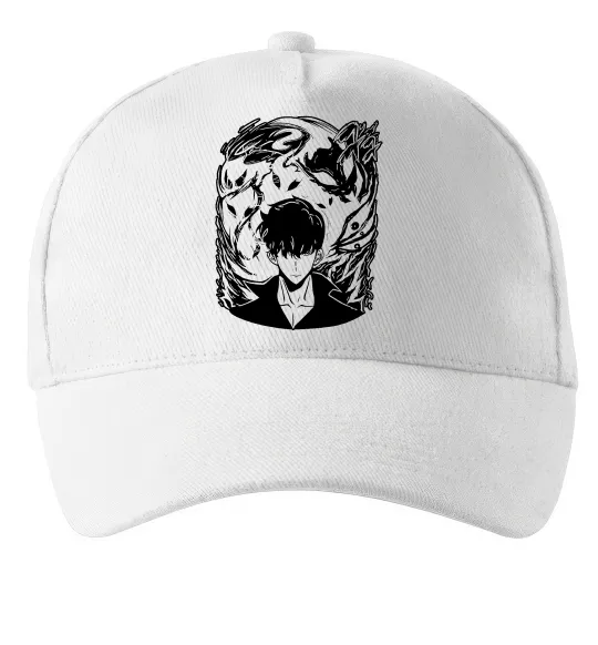 Кепка Solo leveling art Білий фото