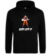 Чоловіча толстовка (худі) DragonBall just lift it Чорний Чоловіча толстовка (худі) DragonBall just lift it Чорний фото