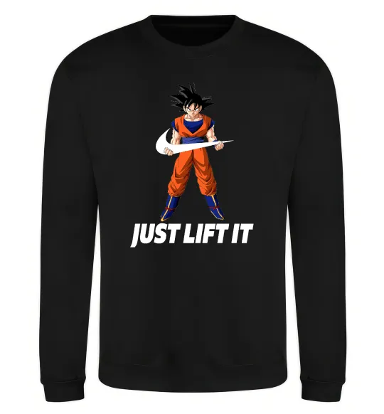 Свитшот DragonBall just lift it Черный фото
