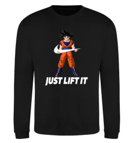 Свитшот DragonBall just lift it Черный фото