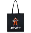 Еко-сумка DragonBall just lift it Чорний фото
