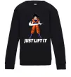 Дитячий світшот DragonBall just lift it Чорний фото