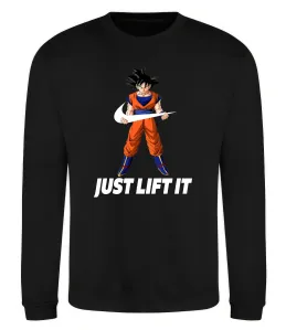 Свитшот DragonBall just lift it Черный фото