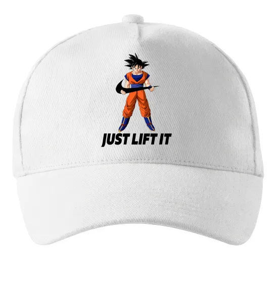 Кепка DragonBall just lift it Білий фото