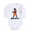 Дитячий бодік DragonBall just lift it Білий фото