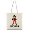Еко-сумка DragonBall just lift it Бежевий фото