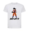 Дитяча футболка DragonBall just lift it Білий фото