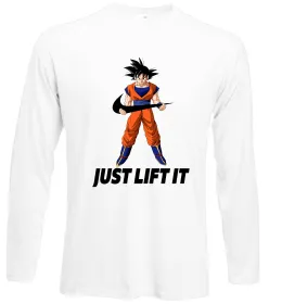 Лонгслів DragonBall just lift it Білий фото