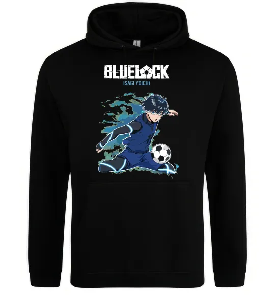 Женская толстовка (худи) BlueLock Isagi Черный фото