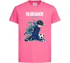 Дитяча футболка BlueLock Isagi Яскраво-рожевий фото