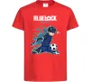 Дитяча футболка BlueLock Isagi Червоний фото