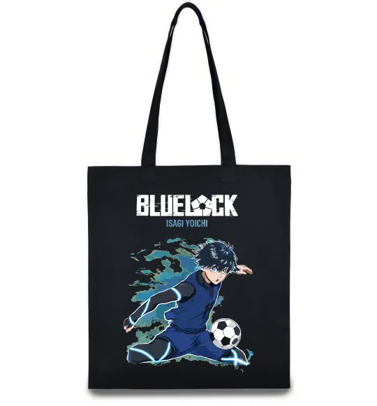 Еко-сумка BlueLock Isagi Чорний фото