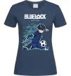 Жіноча футболка BlueLock Isagi Темно-синій фото
