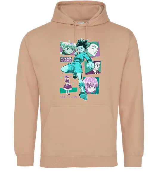 Чоловіча толстовка (худі) Hunter x Hunter Gon Freecss Пісочний фото