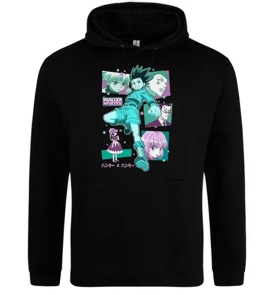 Жіноча толстовка (худі) Hunter x Hunter Gon Freecss Чорний фото