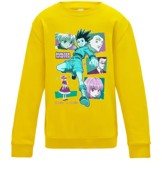 Дитячий світшот Hunter x Hunter Gon Freecss Сонячно жовтий фото