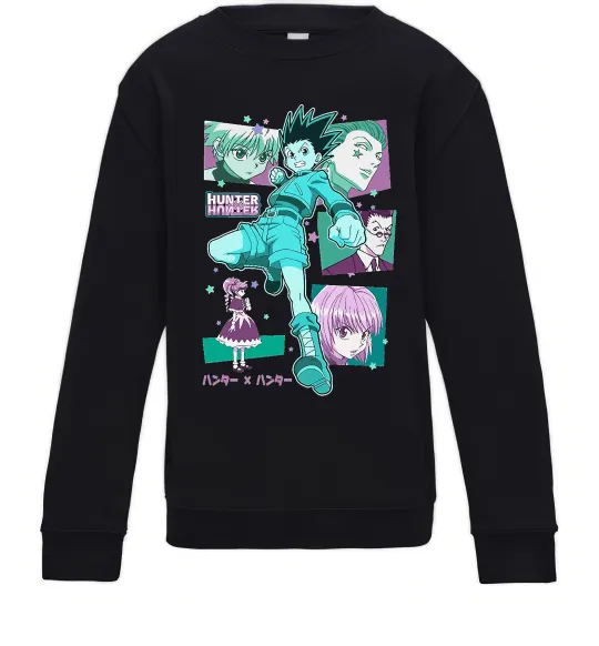 Дитячий світшот Hunter x Hunter Gon Freecss Чорний фото