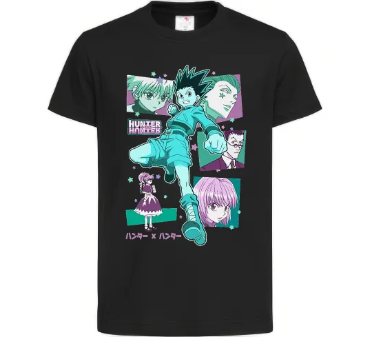 Детская футболка Hunter x Hunter Gon Freecss Черный фото