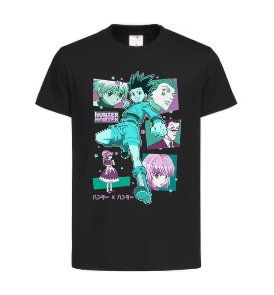 Детская футболка Hunter x Hunter Gon Freecss Черный фото