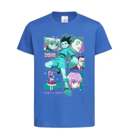 Детская футболка Hunter x Hunter Gon Freecss Ярко-синий фото