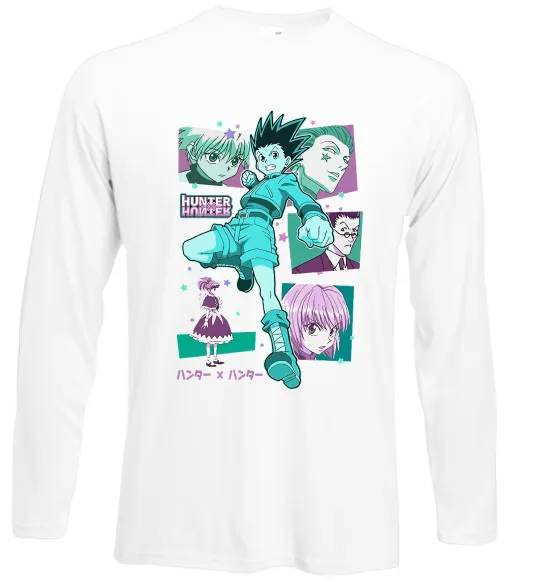 Лонгслів Hunter x Hunter Gon Freecss Білий фото