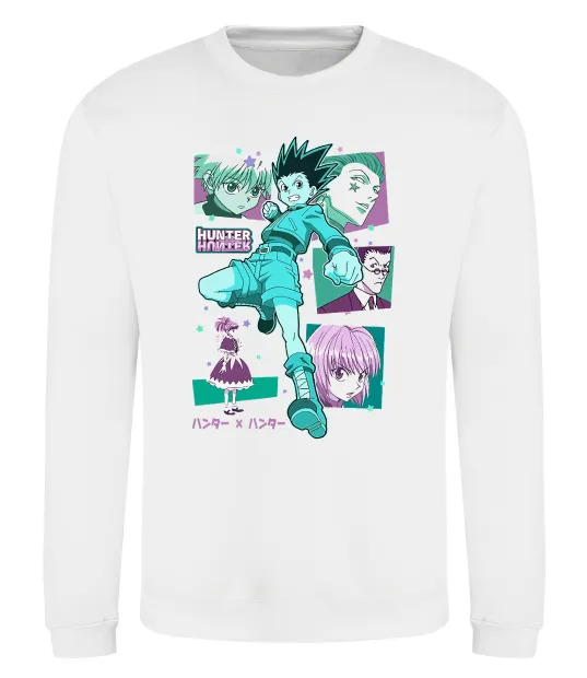 Світшот Hunter x Hunter Gon Freecss Білий фото