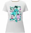 Женская премиум футболка Hunter x Hunter Gon Freecss Белый фото