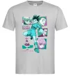 Мужская футболка Hunter x Hunter Gon Freecss Серый Мужская футболка Hunter x Hunter Gon Freecss Серый фото