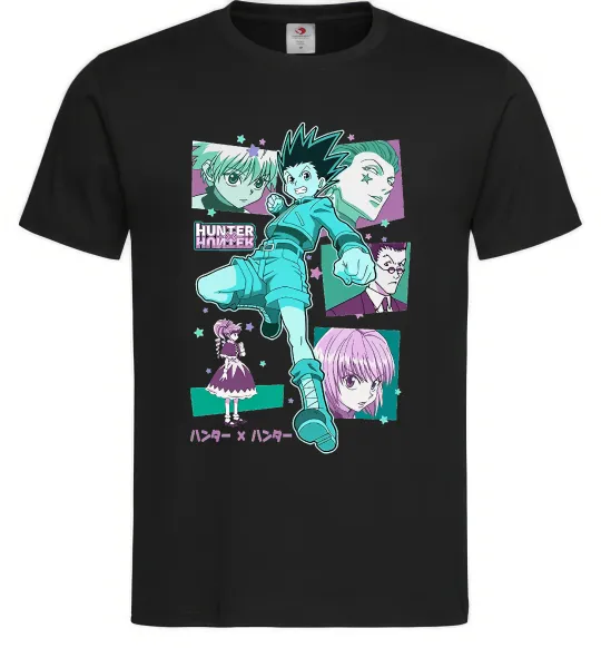 Мужская футболка Hunter x Hunter Gon Freecss Черный фото