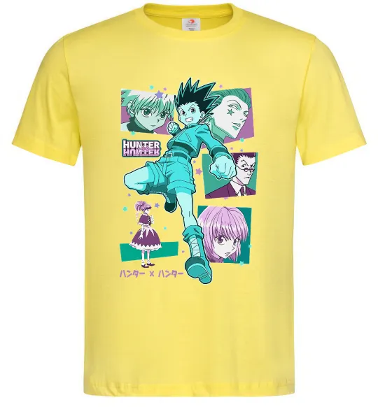 Мужская футболка Hunter x Hunter Gon Freecss Лимонный фото