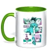 Чашка з кольоровою ручкою Hunter x Hunter Gon Freecss Зелений фото