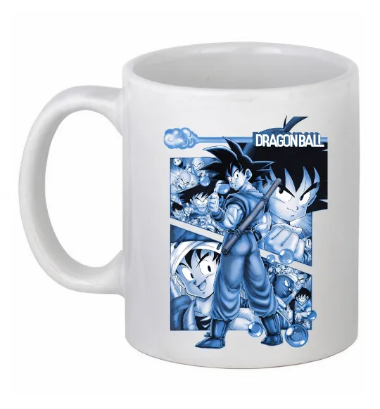 Чашка керамическая Dragon Ball Белый фото