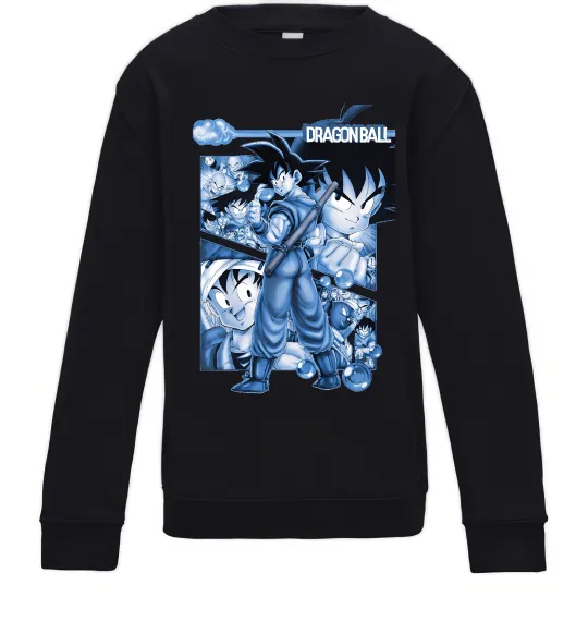 Детский Свитшот Dragon Ball Черный фото