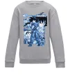 Детский Свитшот Dragon Ball Серый меланж фото