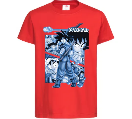 Детская футболка Dragon Ball Красный фото
