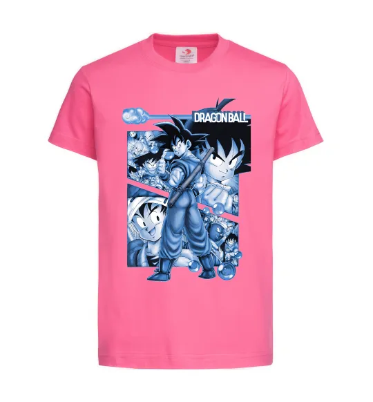 Дитяча футболка Dragon Ball Яскраво-рожевий фото