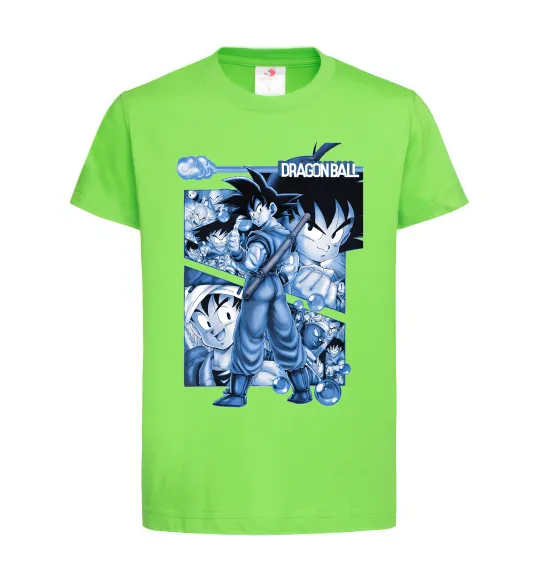 Дитяча футболка Dragon Ball Лаймовий фото