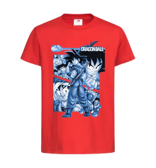 Дитяча футболка Dragon Ball Червоний фото