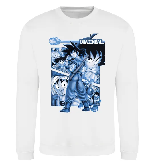 Світшот Dragon Ball Білий фото