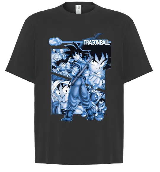 Футболка Оверсайз Dragon Ball Черный фото