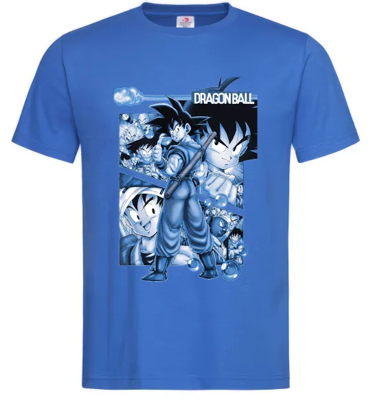 Мужская футболка Dragon Ball Ярко-синий фото