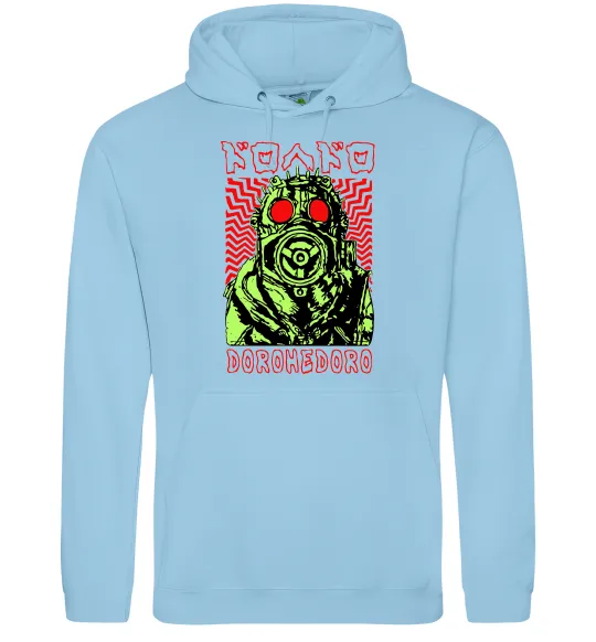 Жіноча толстовка (худі) Dorohedoro art Блакитний фото