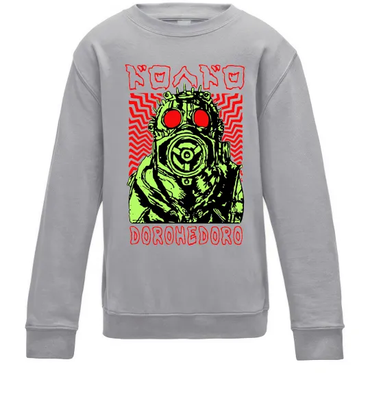 Дитячий світшот Dorohedoro art Сірий меланж фото