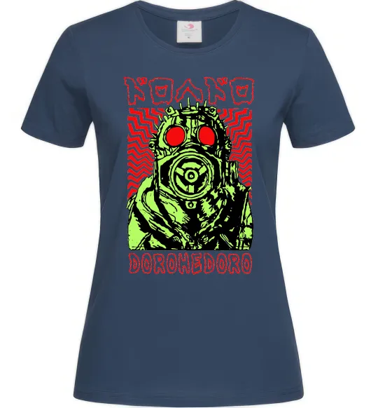 Жіноча футболка Dorohedoro art Темно-синій фото